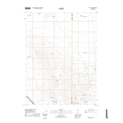 2018 Map of Leppy Peak, 2018 Print