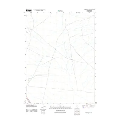2012 Map of Leppy Peak NW, 2012 Print