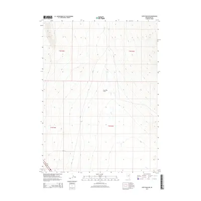2015 Map of Leppy Peak NW, 2015 Print
