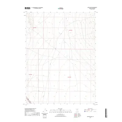 2018 Map of Leppy Peak NW, 2018 Print