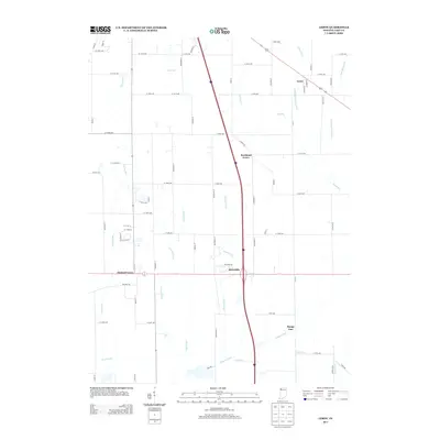 2013 Map of Leroy, 2013 Print