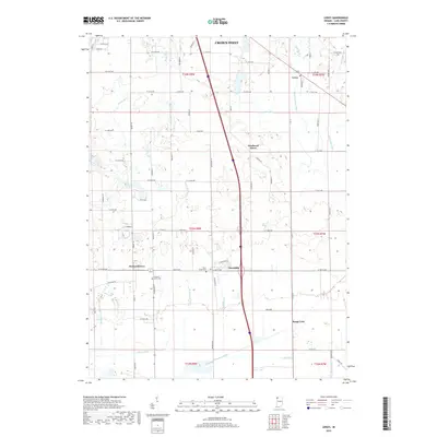 2019 Map of Leroy, 2019 Print