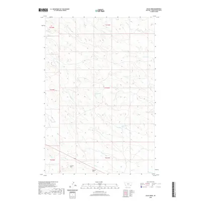 2020 Map of Leslie Creek, 2020 Print