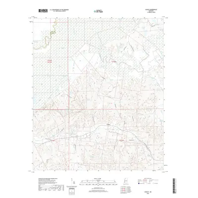 2018 Map of Lessley, 2018 Print