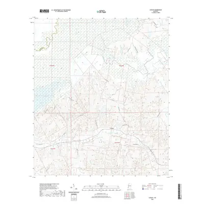 2020 Map of Lessley, 2020 Print