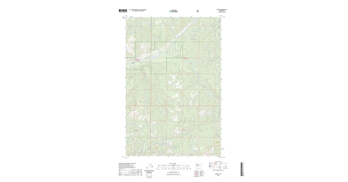 Lester Location Map 2023 Map of Lester, King County, WA — High-Res | Pastmaps