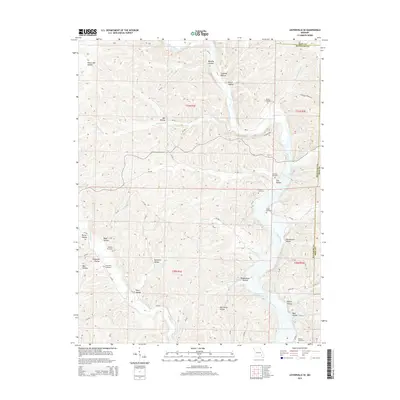 2015 Map of Lesterville SE, 2015 Print