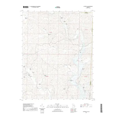 2017 Map of Lesterville SE, 2017 Print
