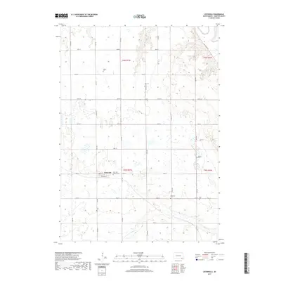 2017 Map of Lesterville, 2017 Print