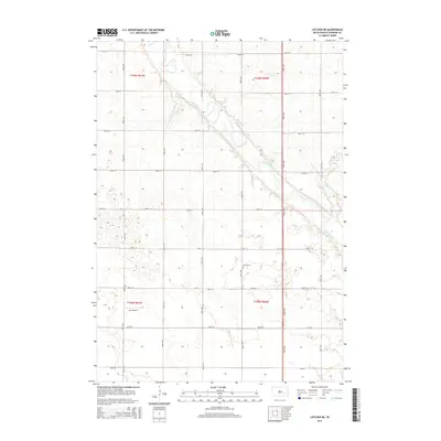 2015 Map of Letcher NE, 2015 Print