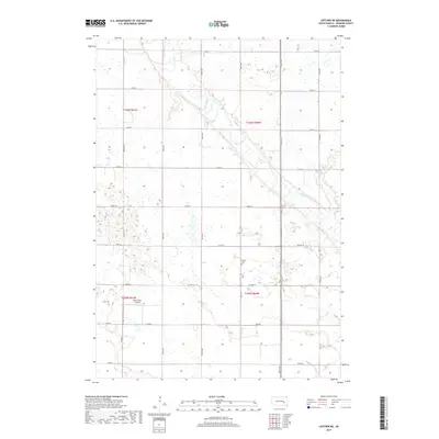 2017 Map of Letcher NE, 2017 Print