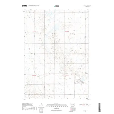 2017 Map of Letcher, 2017 Print