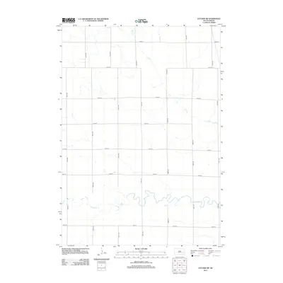 2012 Map of Letcher SW, 2012 Print