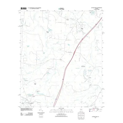 2011 Map of Letohatchee, 2011 Print