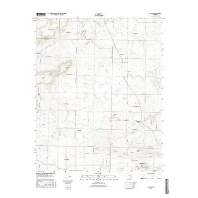 2017 Map of Letona, 2017 Print
