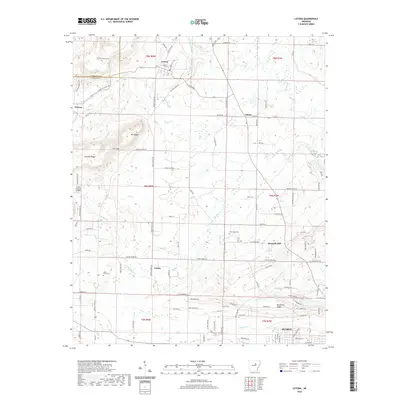 2020 Map of Letona, 2020 Print