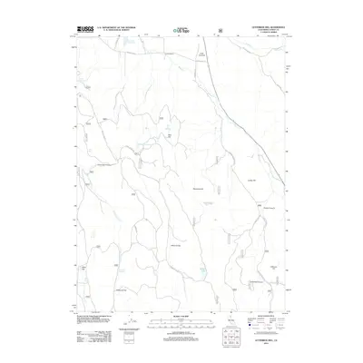 2012 Map of Letterbox Hill, 2012 Print