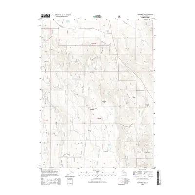 2015 Map of Letterbox Hill, 2015 Print