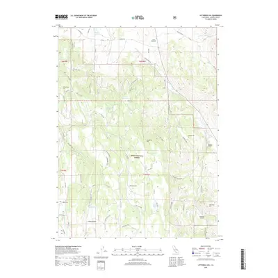 2018 Map of Letterbox Hill, 2018 Print