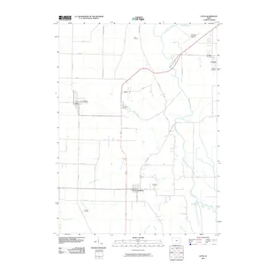 2010 Map of Letts, 2010 Print