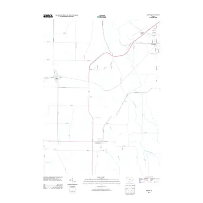 2013 Map of Letts, 2013 Print