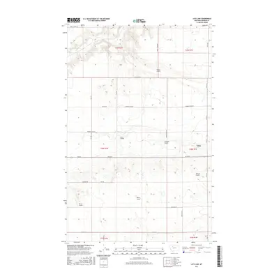 2017 Map of Letz Lake, 2017 Print