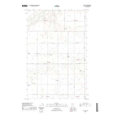 2020 Map of Letz Lake, 2020 Print