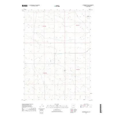 2017 Map of Leuenberger Ranch, 2017 Print