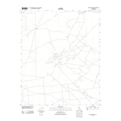 2012 Map of Leuhman Ridge, 2012 Print