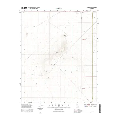 2015 Map of Leuhman Ridge, 2015 Print