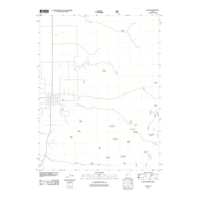 2011 Map of Levan, 2011 Print
