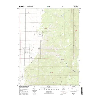 2017 Map of Levan, 2017 Print