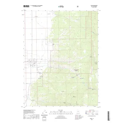 2020 Map of Levan, 2020 Print