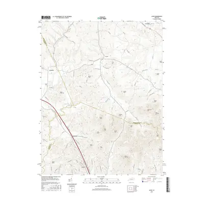 2016 Map of Levee, 2016 Print