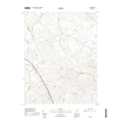 2019 Map of Levee, 2019 Print