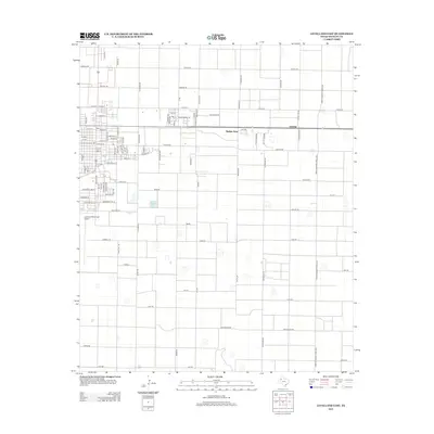 2012 Map of Levelland East, 2012 Print