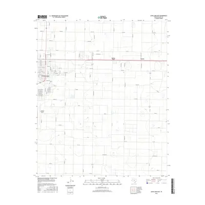 2016 Map of Levelland East, 2016 Print