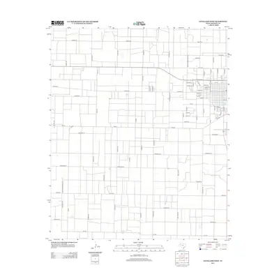 2012 Map of Levelland West, 2012 Print