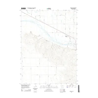 2014 Map of Lewellen, 2014 Print