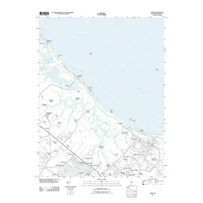 2011 Map of Lewes, 2011 Print