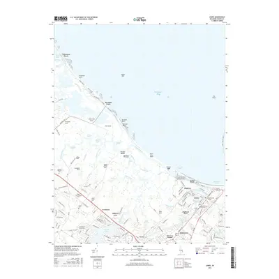 2016 Map of Lewes, 2016 Print
