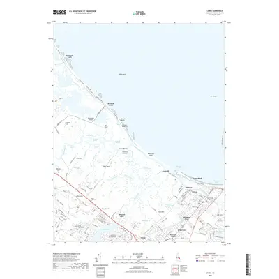 2019 Map of Lewes, 2019 Print