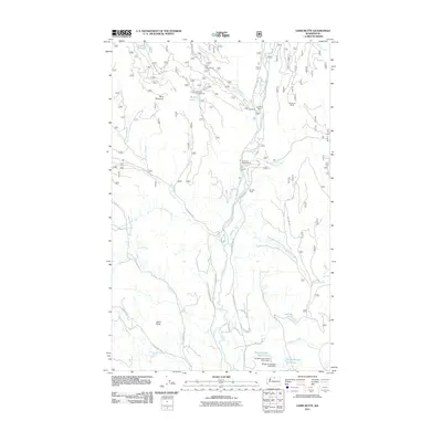 2011 Map of Lewis Butte, 2011 Print