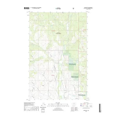2020 Map of Lewis Butte, 2020 Print
