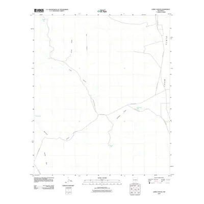 2010 Map of Lewis Canyon, 2010 Print