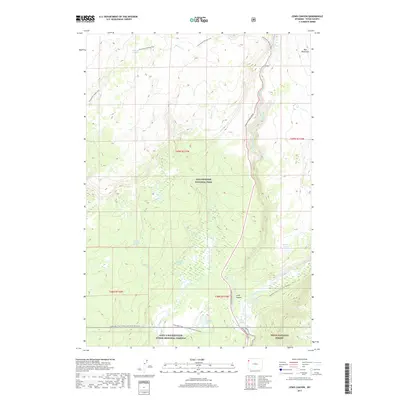 2017 Map of Lewis Canyon, 2017 Print