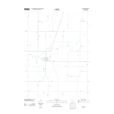 2013 Map of Lewis, 2013 Print