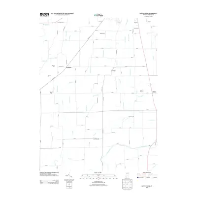 2013 Map of Lewis Creek, 2013 Print