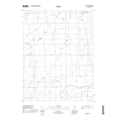 2019 Map of Lewis Creek, 2019 Print
