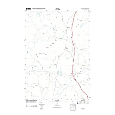 2013 Map of Lewis, 2013 Print